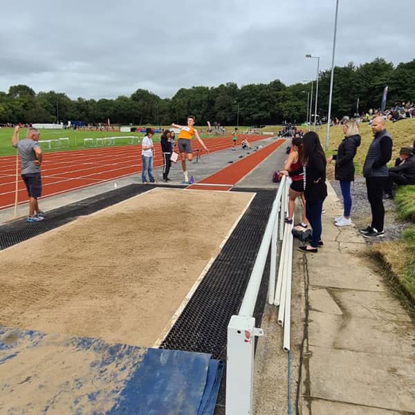 Track & Field event in North Wales