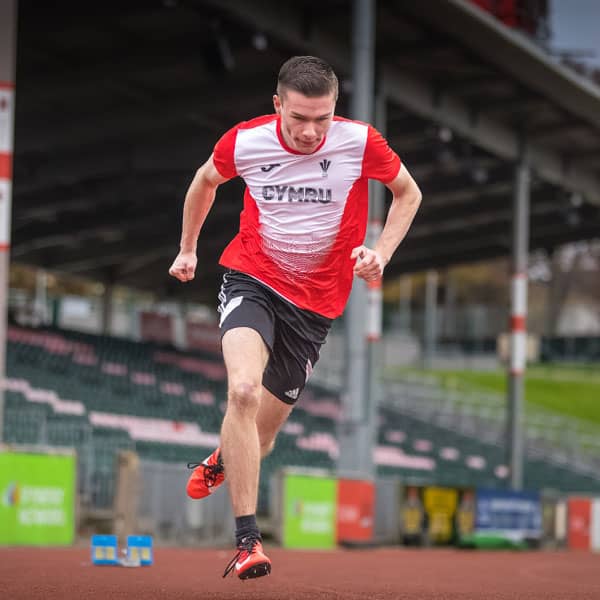 Track & Field event in North Wales