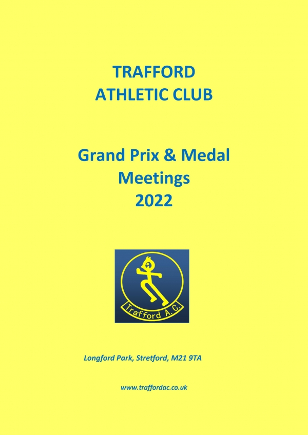 Trafford AC Medal Meeting U11, U13 and U15's Only