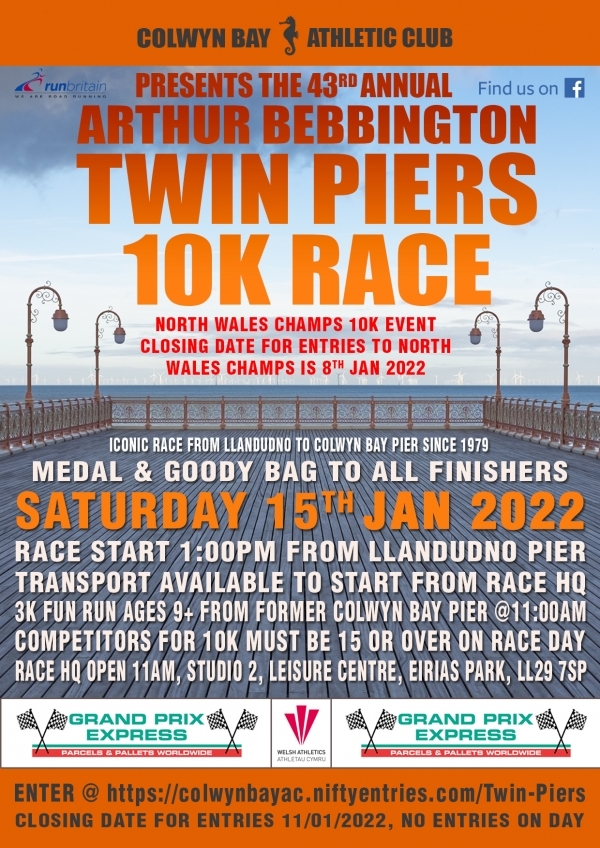 Arthur Bebbington Twin Piers 10k update