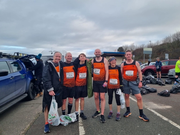 Colwyn Bay Athletes at Twin Pier Race