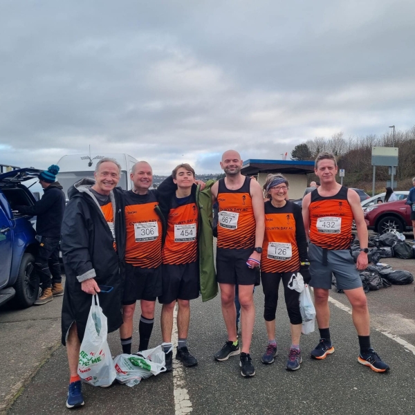 Colwyn Bay Athletes at Twin Pier Race